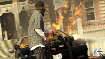 Франклин наводит шуму в GTA 5